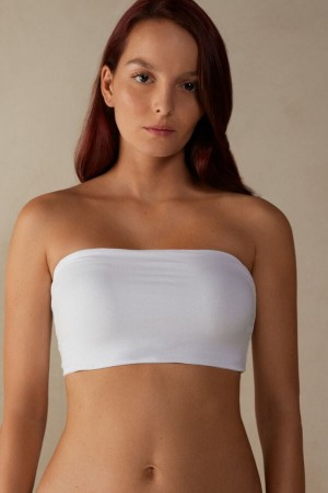 Intimissimi Bomull Bra Tank Top Dame Hvite | NOBC4331
