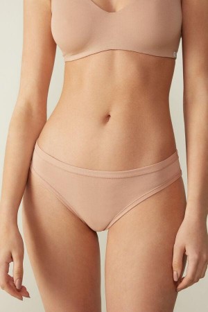 Intimissimi Brazilian in Ultralight Supima® Bomull Truser Dame Beige | NOIS3516