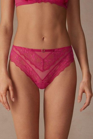 Intimissimi Fearless Femininity Hipster Brazilian Truser Dame Rosa | NOEX3754