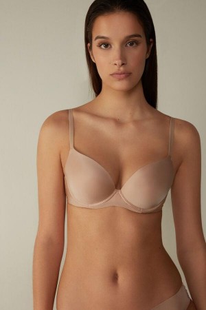 Intimissimi Irina Microfiber Balconette BH Dame Beige | NOPQ4416