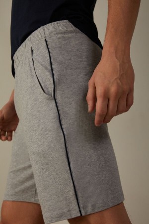 Intimissimi Jersey Shorts Pyjamas Herre Lyse Grå | NOLH3187