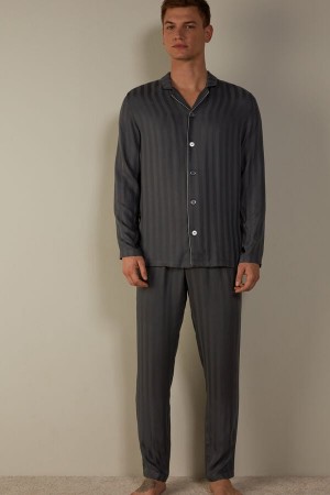 Intimissimi Modal Set Pyjamas Herre Grå | NOSO3142