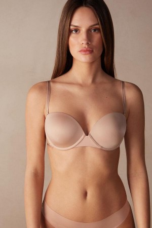 Intimissimi Multi-functional Anna Balconette in Ultralight Microfiber BH Dame Beige | NORW4560