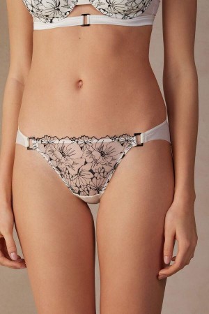 Intimissimi Pure Joy Truser Dame Hvite Svarte | NOUT3698