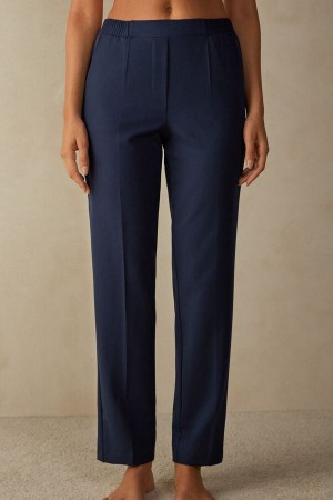 Intimissimi Rett Cut with Pockets Bukse Dame Blå | NOGL4262
