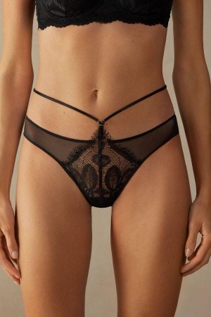 Intimissimi Sensual Unbounded Truser Dame Svarte | NOJJ3662