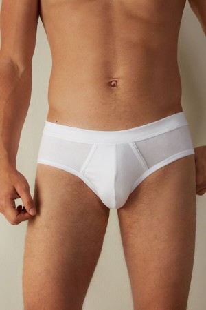 Intimissimi Supima® Bomull Truser Herre Hvite | NOAP3382