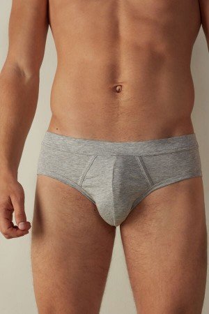 Intimissimi Supima® Bomull Truser Herre Lyse Grå | NOJJ3376