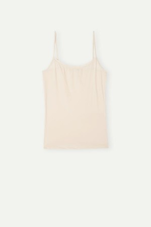 Intimissimi Ultralight Microfiber Tank Top Dame Rosa | NOGL4289