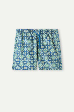 Intimissimi Yellow Majolica Print Badebukse Herre Gul | NOKI3304